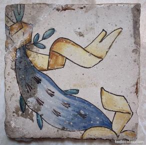 Oggetti Antichi: Antiguo azulejo valenciano barroco